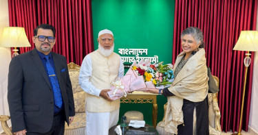 জামায়াত আমিরের সঙ্গে জাতিসংঘ কর্মকর্তার বিদায়ি সাক্ষাৎ