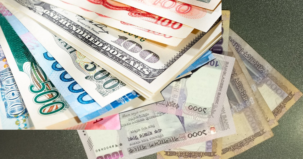 বাংলাদেশি টাকায় আজকের মুদ্রা বিনিময় হার