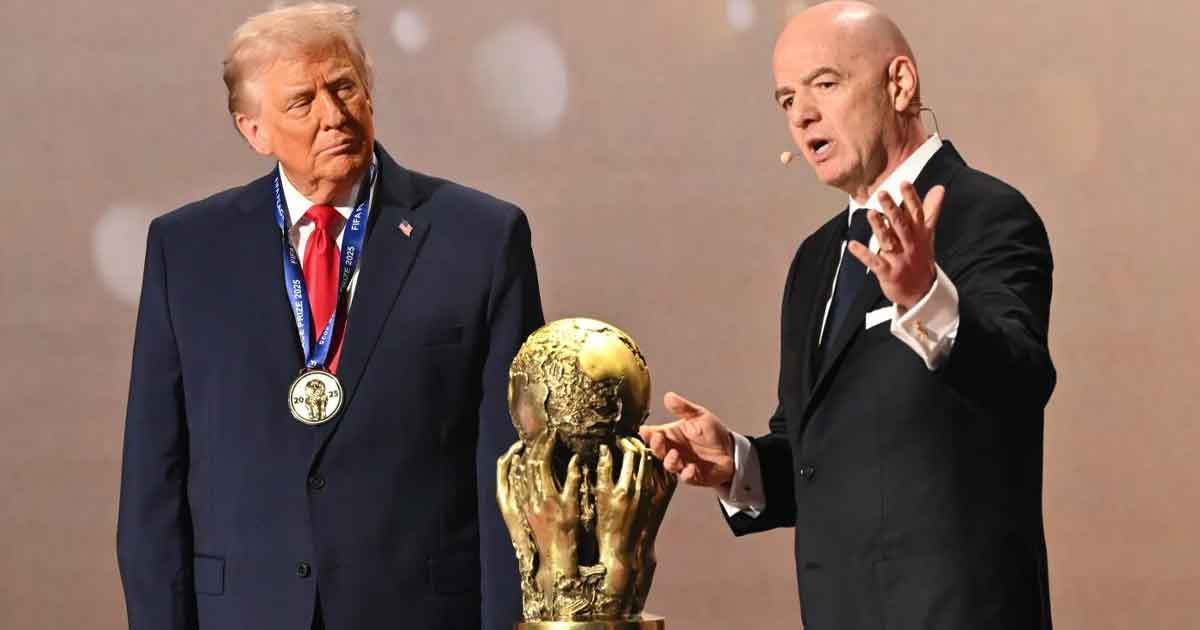 অবশেষে ‘ফিফা শান্তি পুরস্কার’ পেলেন ট্রাম্প