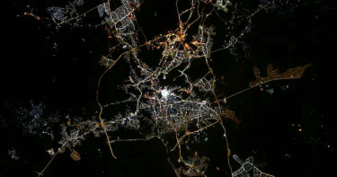 মহাকাশ থেকে তোলা পবিত্র কাবা'র ছবি ভাইরাল