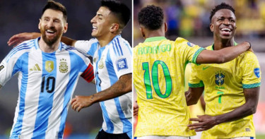 সহজ গ্রুপে আর্জেন্টিনা ও ব্রাজিল