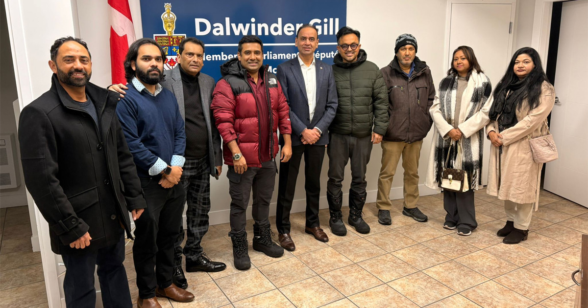 প্রবাসী বাংলাদেশিদের কাজের প্রশংসায় কানাডার ফেডারেল এমপি