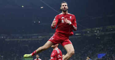 শেষ মুহূর্তের পেনাল্টি ভাগ্যে ইন্টারের মাঠে লিভারপুলের জয়