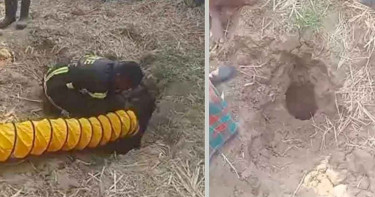 ৩৫ ফুট গভীরে আটকা দুই বছরের শিশু সাজিদ, চলছে উদ্ধার অভিযান