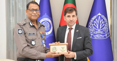 আইজিপির সঙ্গে ফ্রান্সের রাষ্ট্রদূতের সৌজন্য সাক্ষাৎ