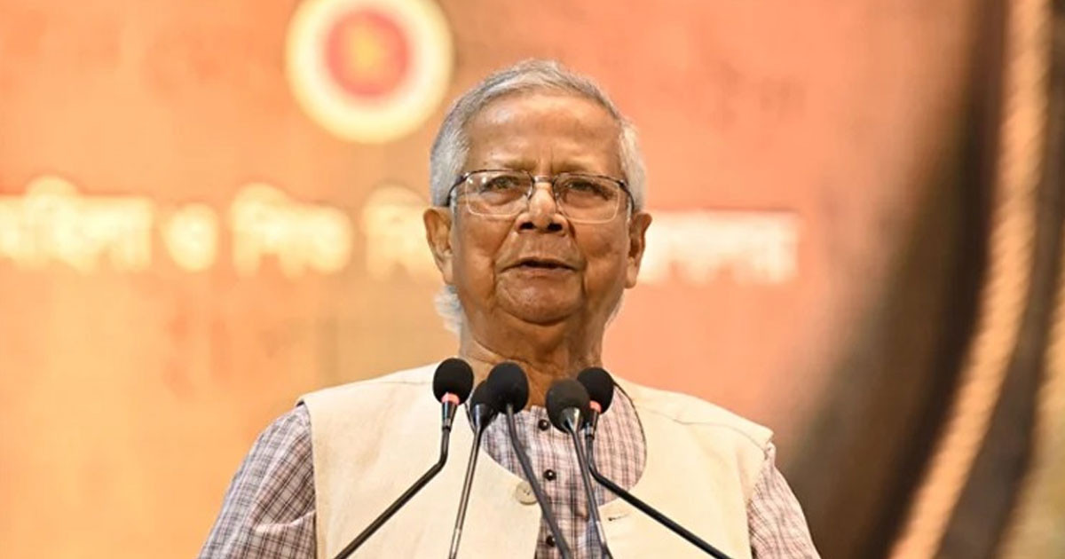 তফসিল ঘোষণা করায় নির্বাচন কমিশনকে প্রধান উপদেষ্টার শুভেচ্ছা