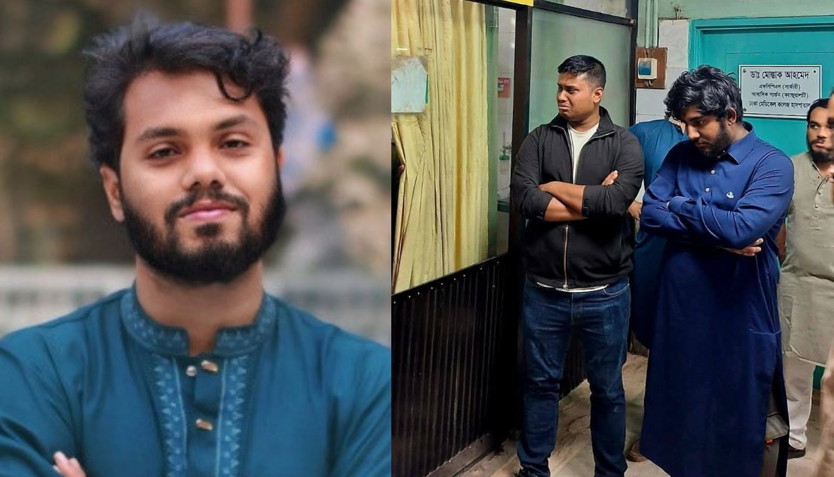 হাদিকে দেখতে হাসপাতালে ছুটে গিয়ে কান্নায় ভেঙে পড়েন হাসনাত