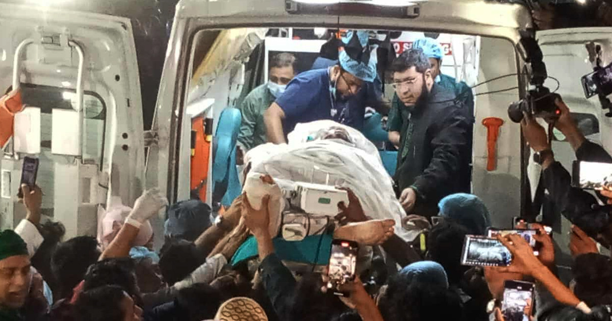 এভারকেয়ারে গুলিবিদ্ধ ওসমান হাদি