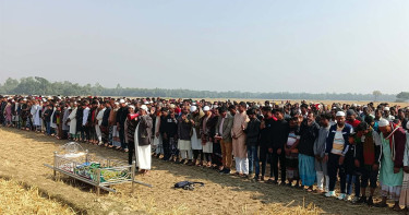 নিহত শিশু সাজিদের দাফন সম্পন্ন