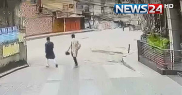 হাদি গুলিবিদ্ধের ঘটনায় সামনে এলো পাশের ভবনের সিসিটিভি ফুটেজ