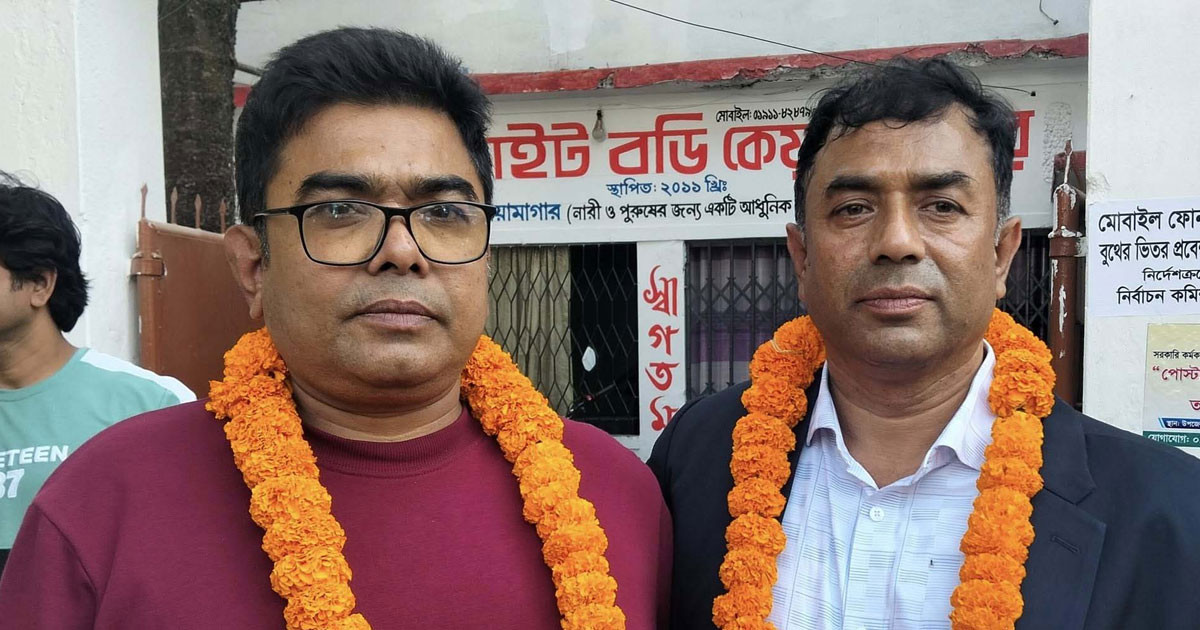 ঝিনাইদহ প্রেস ক্লাবের সভাপতি মাখন, সম্পাদক লিটন