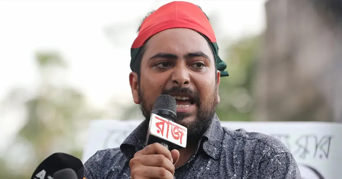 গণঅভ্যুত্থানের নায়কদের টার্গেট করা হচ্ছে: নাহিদ