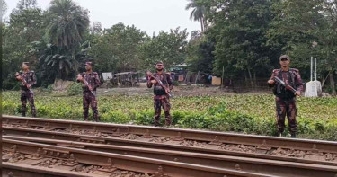 হিলি সীমান্তে বাড়তি সর্তকতা, টহল জোরদার বিজিবির
