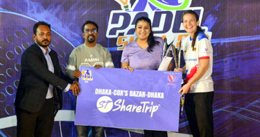 বসুন্ধরা স্পোর্টস সিটিতে পর্দা নামলো প্যাডেল স্ল্যাম ২.০'র