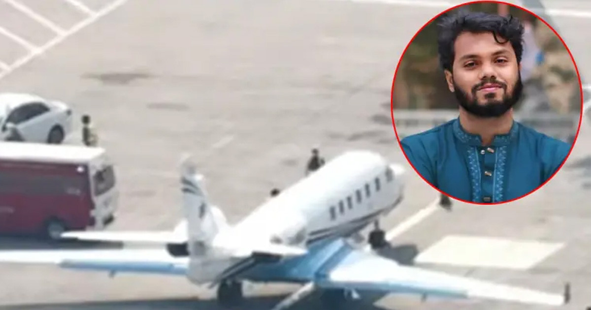 হাদিকে নিয়ে সিঙ্গাপুরের উদ্দেশে ঢাকা ছাড়লো এয়ার অ্যাম্বুলেন্স