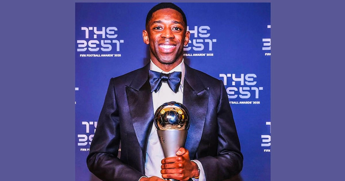 ফিফা দ্য বেস্টে বর্ষসেরা উসমান দেম্বেলে