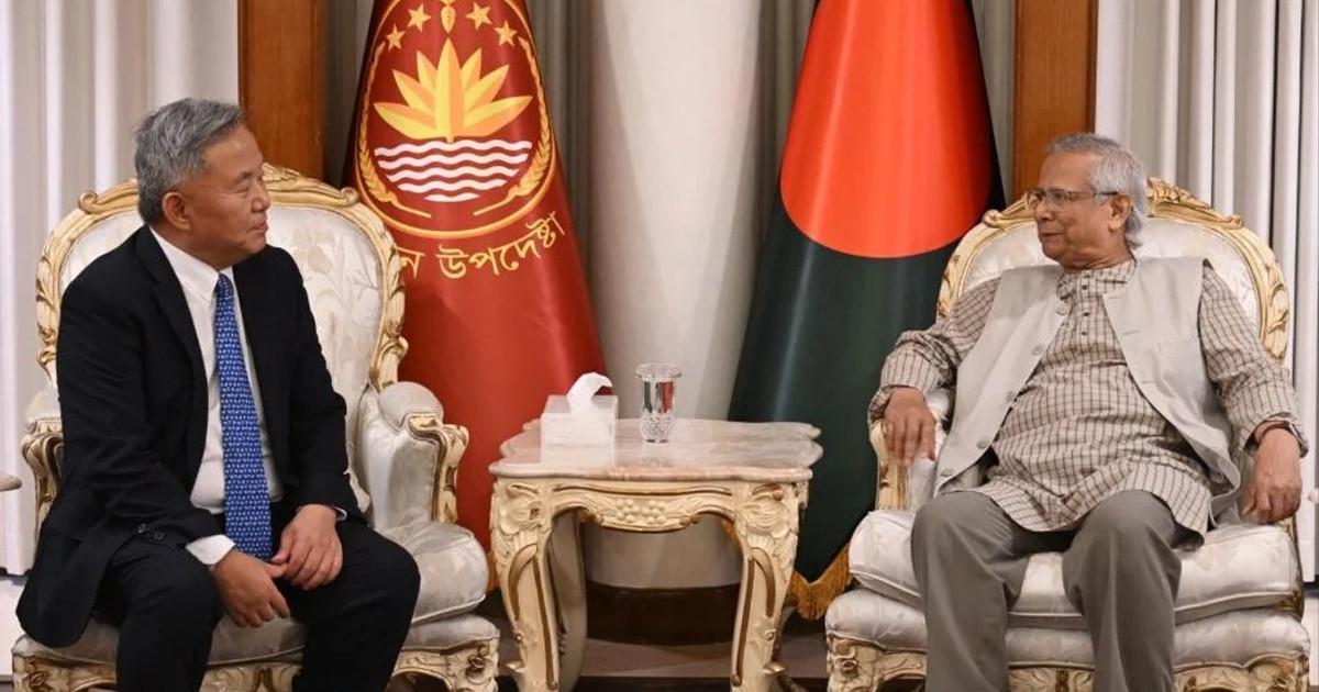 প্রধান উপদেষ্টার সঙ্গে দক্ষিণ কোরিয়ার রাষ্ট্রদূতের বিদায়ী সাক্ষাৎ