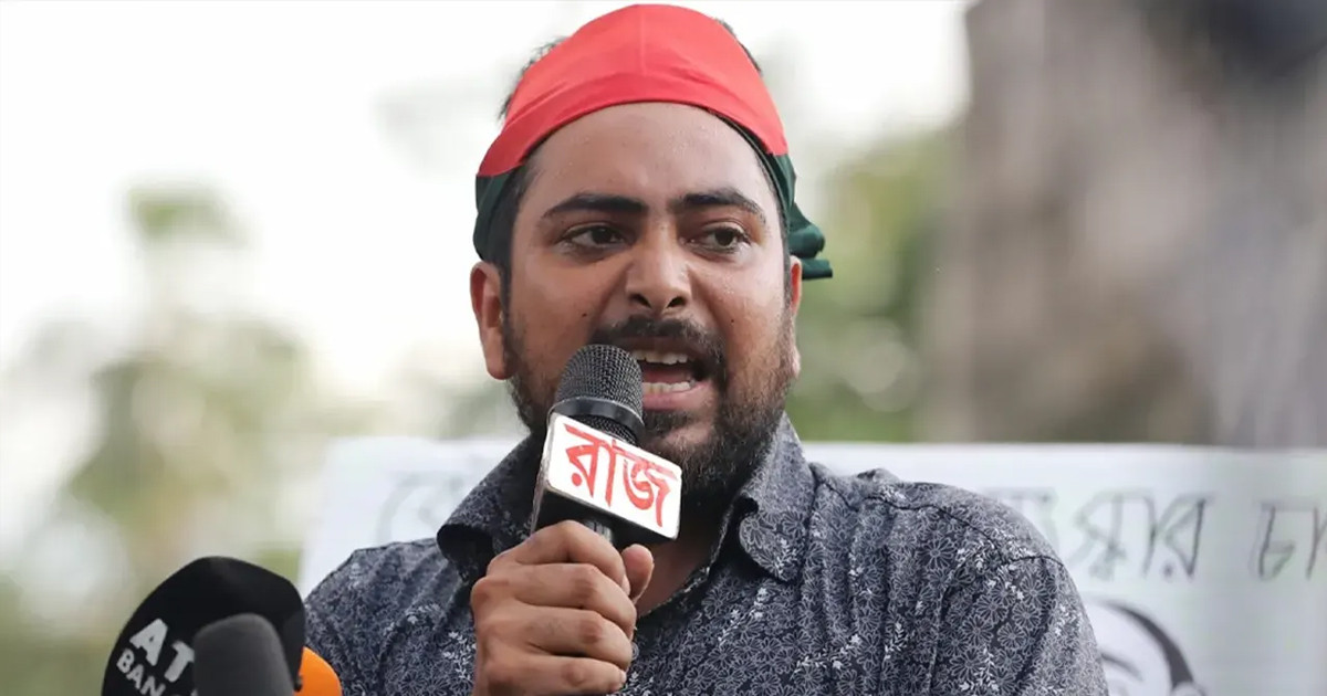 জুমার পর শাহবাগের অবস্থান কর্মসূচি স্থগিত: নাহিদ