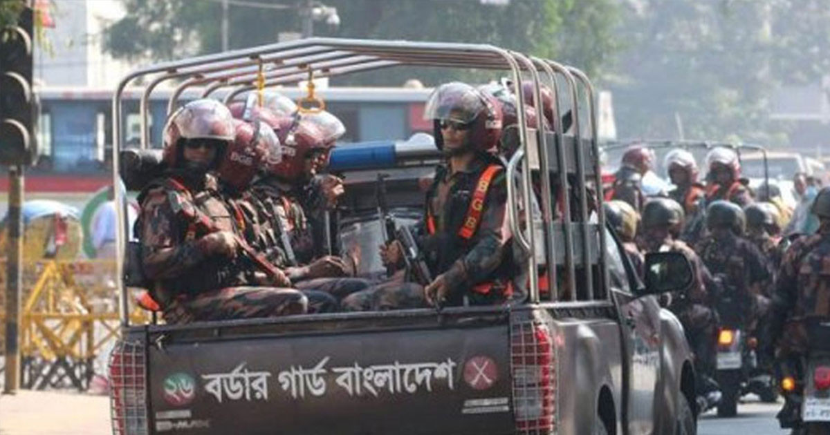 নিরাপত্তা শঙ্কায় রাজধানীতে বিজিবি মোতায়েন