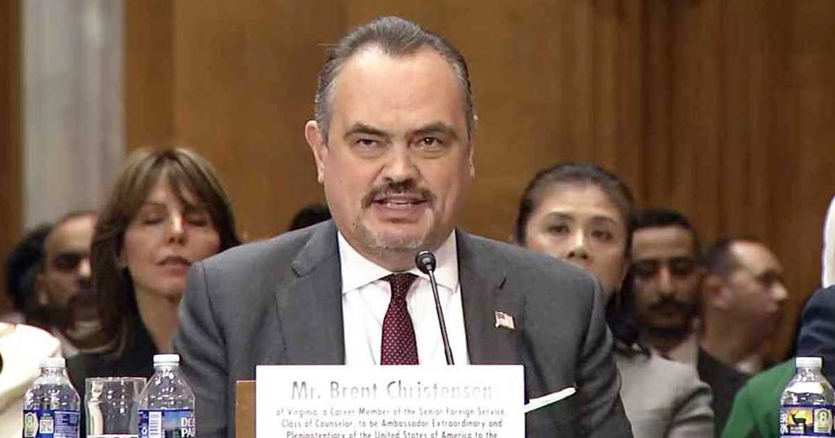 বাংলাদেশে নতুন মার্কিন রাষ্ট্রদূত কে এই ক্রিস্টেনসেন