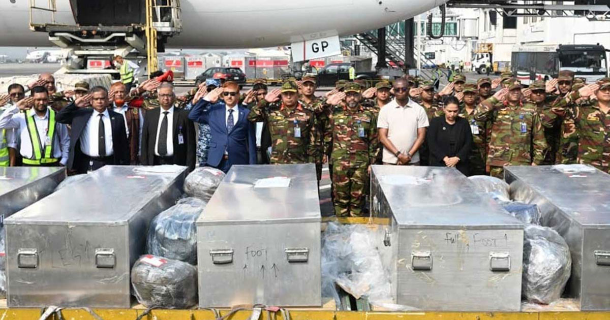 ছয় বাংলাদেশি শান্তিরক্ষীর জানাজা কাল, হবে সামরিক মর্যাদায় দাফন