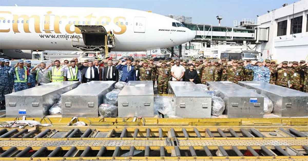 বাংলাদেশি ছয় শান্তিরক্ষীর জানাজা আজ, হবে সামরিক মর্যাদায় দাফন