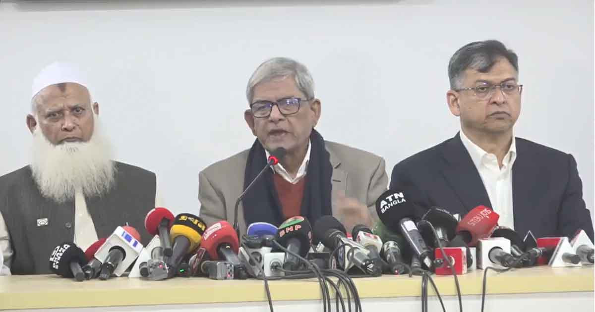 সরকারের ব্যর্থতায় আইনশৃঙ্খলা পরিস্থিতির যথেষ্ট অবনতি হয়েছে: মির্জা ফখরুল