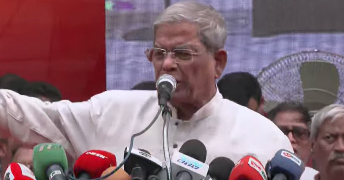 মব তৈরি করা গণতন্ত্র নয়: মির্জা ফখরুল