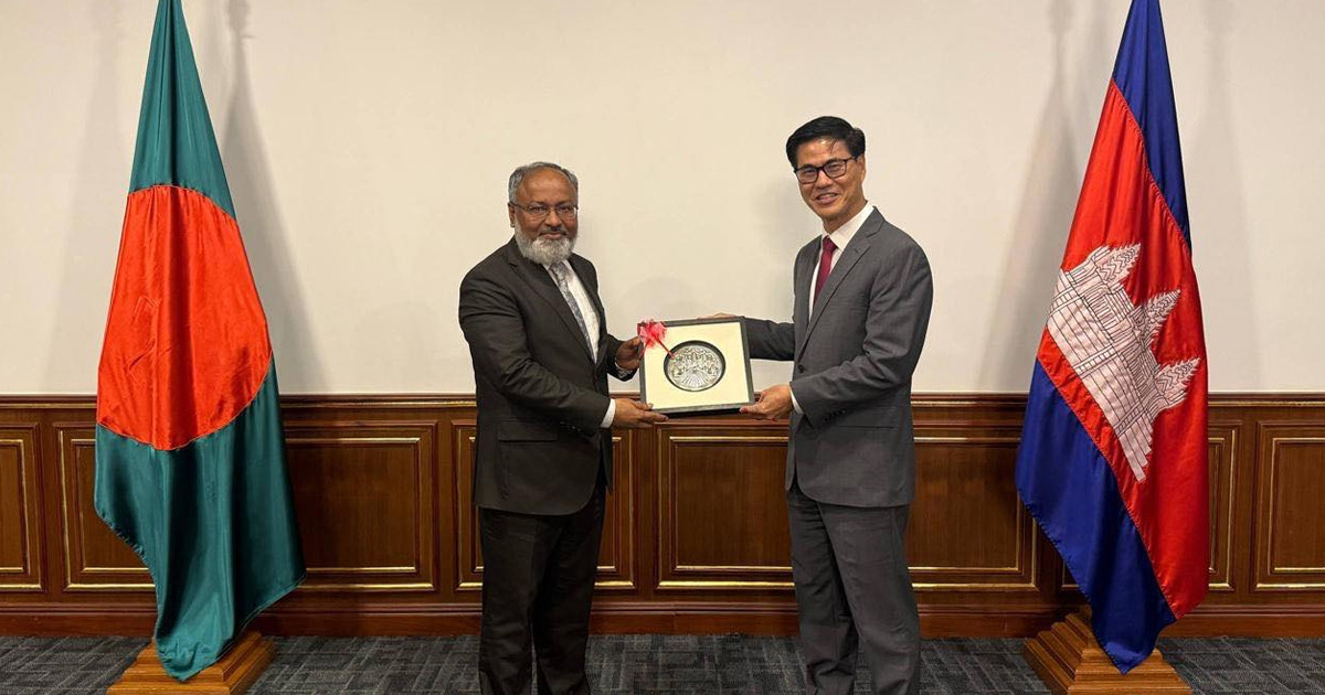 বাংলাদেশের আসিয়ান সংশ্লিষ্টতার প্রচেষ্টায় সমর্থন পুনর্ব্যক্ত কম্বোডিয়ার