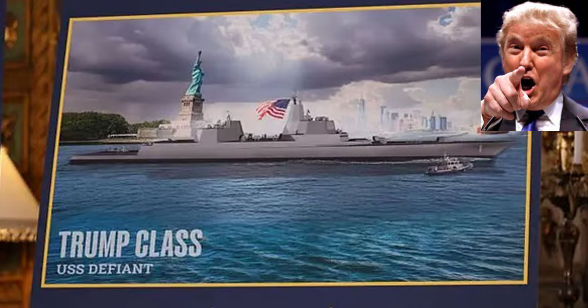 নিজের নামেই প্রাণঘাতী যুদ্ধজাহাজ নির্মাণের ঘোষণা ট্রাম্পের