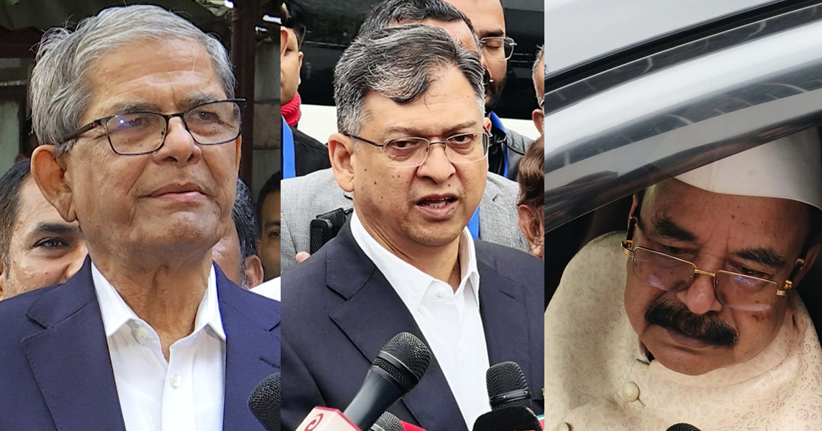 তারেক রহমানকে স্বাগত জানাতে শাহজালাল বিমানবন্দরে মির্জা ফখরুলসহ স্থায়ী কমিটির সদস্যারা