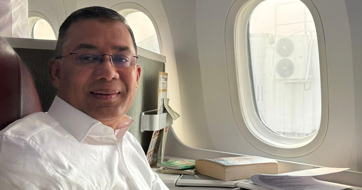 ঢাকায় পৌঁছেছেন তারেক রহমান