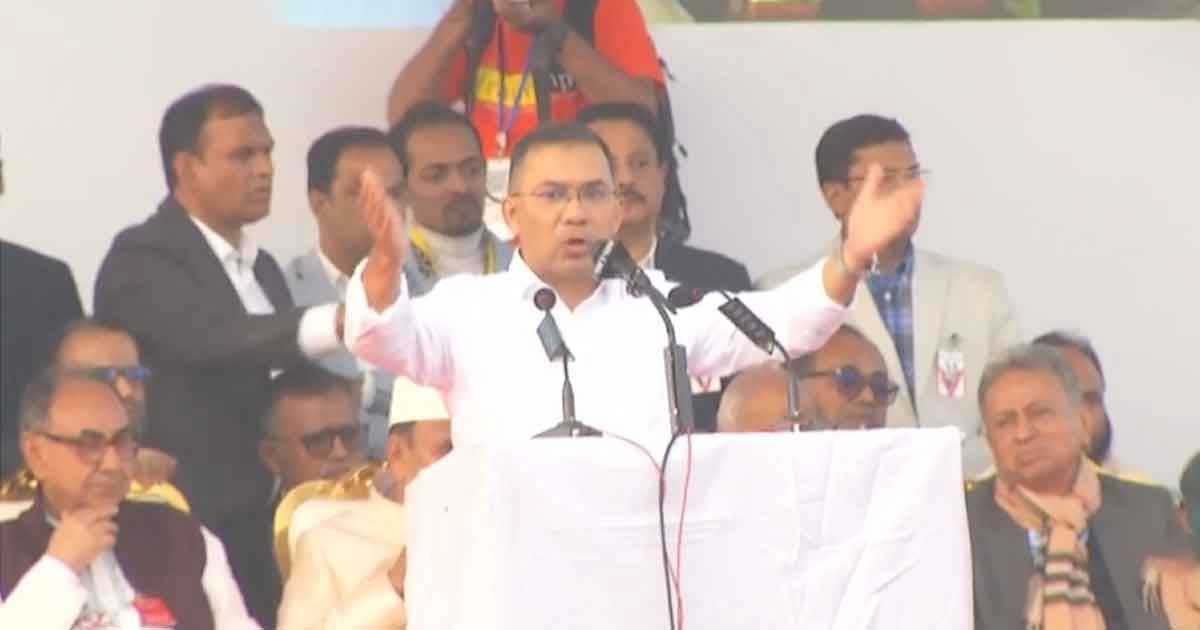 রাসুলের দেখানো পথে দেশ পরিচালনা করতে চাই: তারেক রহমান