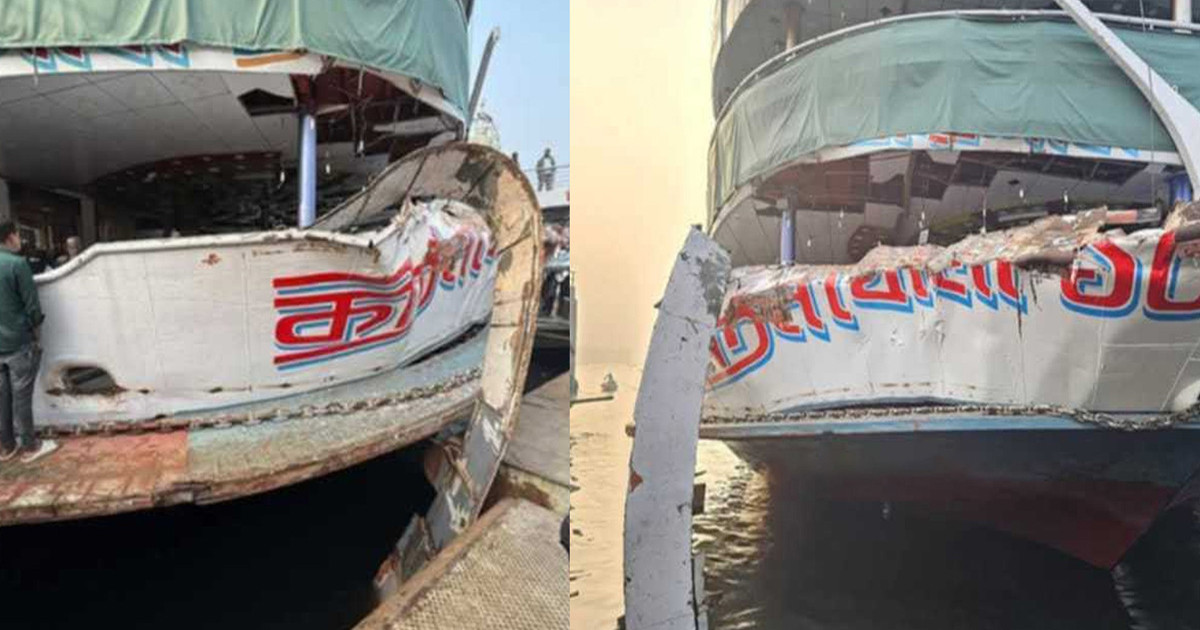 মেঘনায় ঘন কুয়াশায় দুই লঞ্চের সংঘর্ষে নিহত বেড়ে ৮