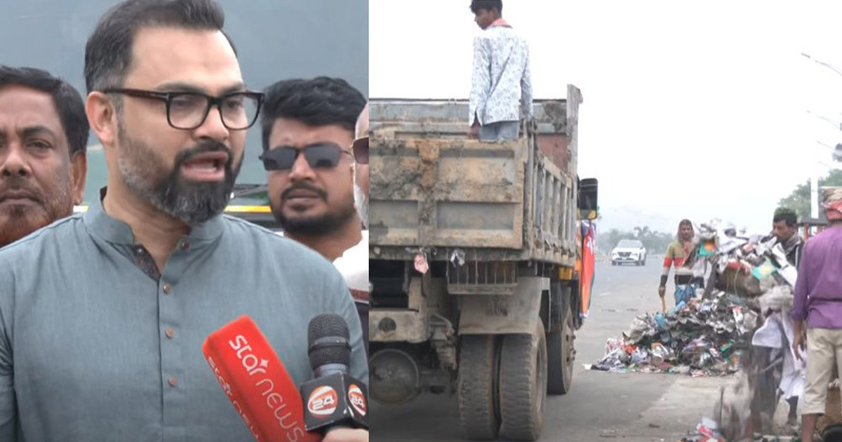 সমাবেশে ক্ষতিগ্রস্ত গাছ পুনরায় রোপণের ঘোষণা বিএনপির