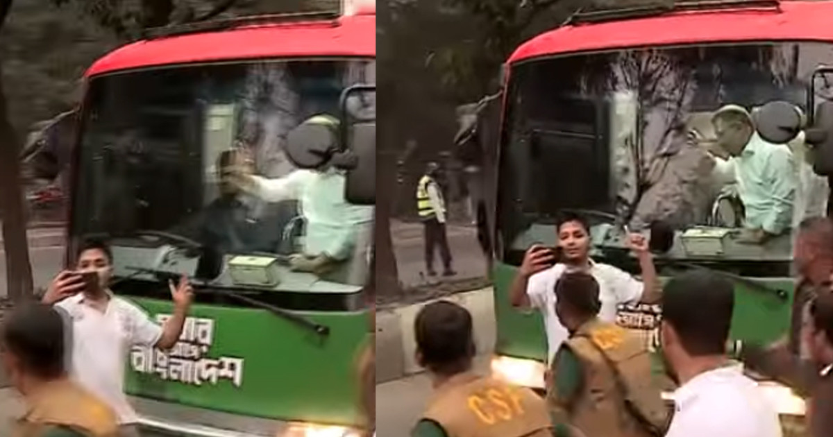 সেলফি তোলার চেষ্টা, নিরাপত্তারক্ষীদের হাত থেকে যুবককে রক্ষা করলেন তারেক রহমান