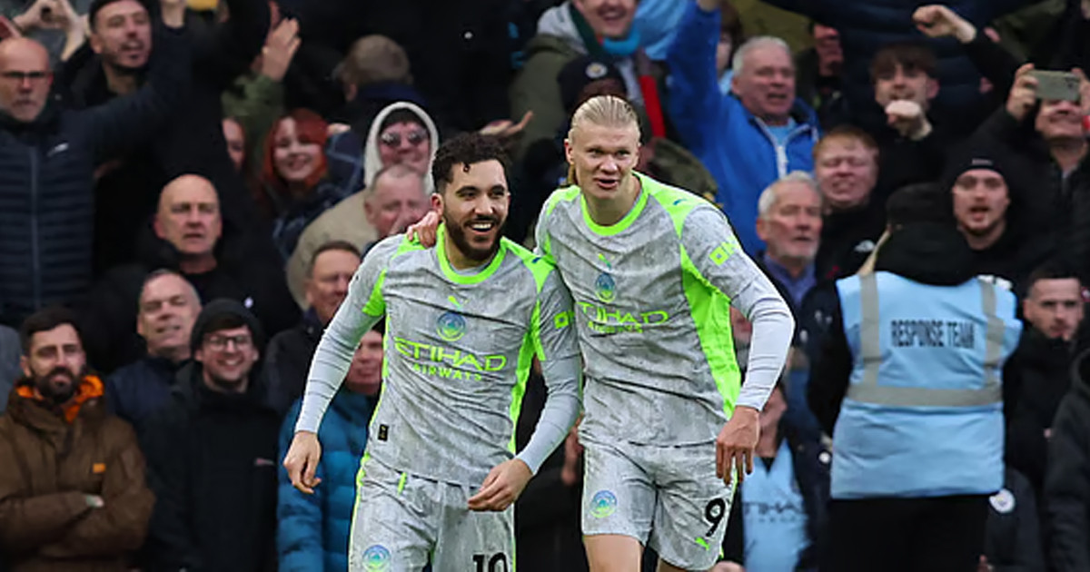 টানা ষষ্ঠ জয়ে শিরোপা লড়াই আরও জমিয়ে তুলল ম্যানসিটি