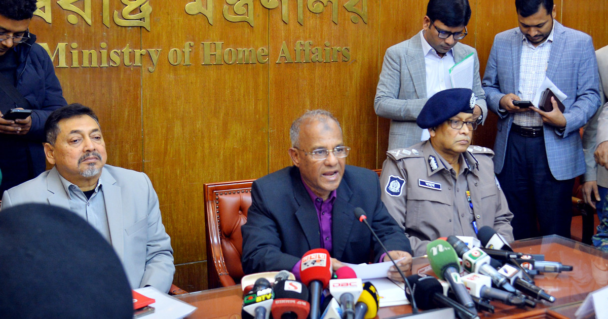 ওসমান হাদি হত্যার চার্জশিট ৭ জানুয়ারির মধ্যেই: স্বরাষ্ট্র উপদেষ্টা