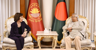 প্রধান উপদেষ্টার সঙ্গে যুক্তরাষ্ট্রের চার্জ দ্য অ্যাফেয়ার্সের বিদায়ী সাক্ষাৎ