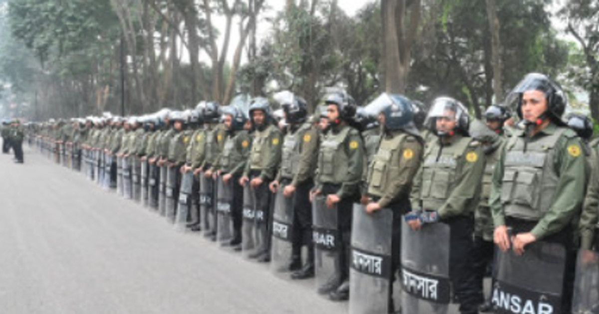 বেগম খালেদা জিয়ার জানাজায় ৫০ প্লাটুন আনসার মোতায়েন