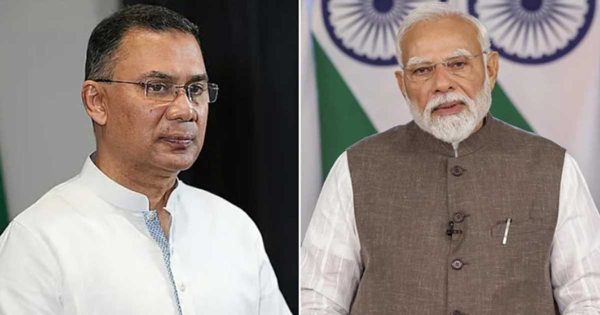 তারেক রহমানকে মোদির চিঠি