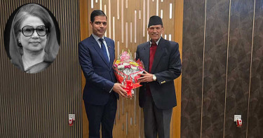 বেগম খালেদা জিয়ার প্রতি শ্রদ্ধা জানাতে ঢাকায় নেপালের পররাষ্ট্রমন্ত্রী