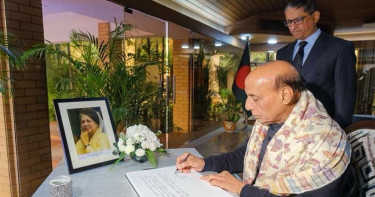 বেগম খালেদা জিয়ার প্রয়াণে ভারতের প্রতিরক্ষামন্ত্রীর শোক