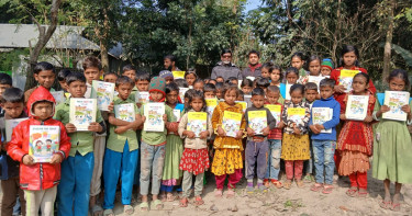 বছরের প্রথম দিনে শিক্ষার্থী‌দের মা‌ঝে আনন্দ ছড়িয়ে দিল বসুন্ধরা শুভসংঘ