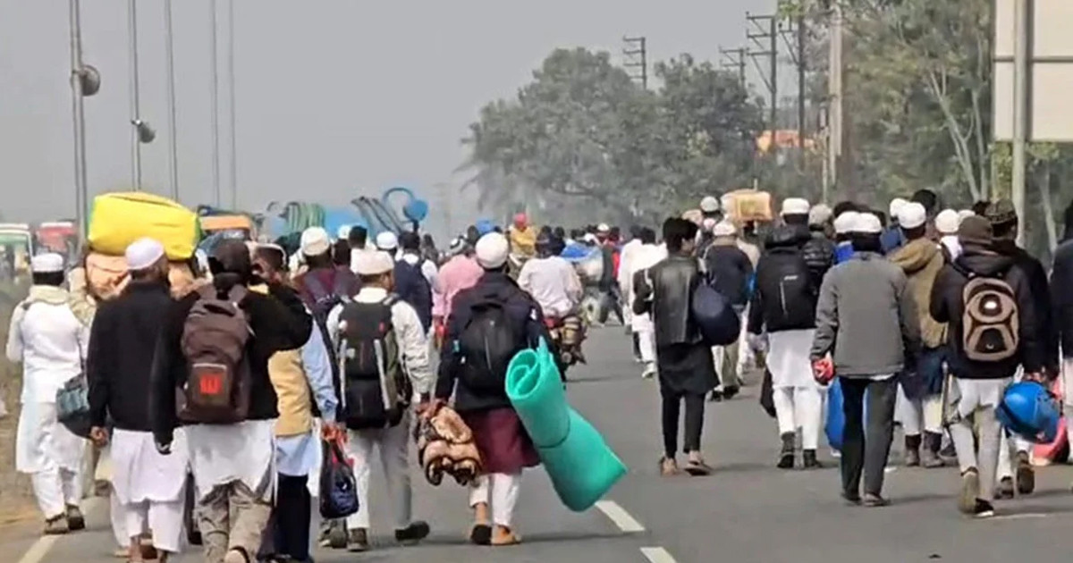 পশ্চিমবঙ্গে ৩৪ বছর পর বিশ্ব ইজতেমা, লাখো মুসল্লির ঢল