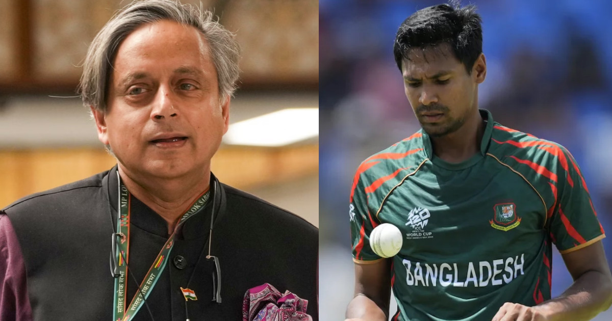 বাংলাদেশ সীমান্ত দিয়ে সন্ত্রাসী পাঠায়নি, মোস্তাফিজ ইস্যুতে বিস্ফোরক মন্তব্য শশী থারুর