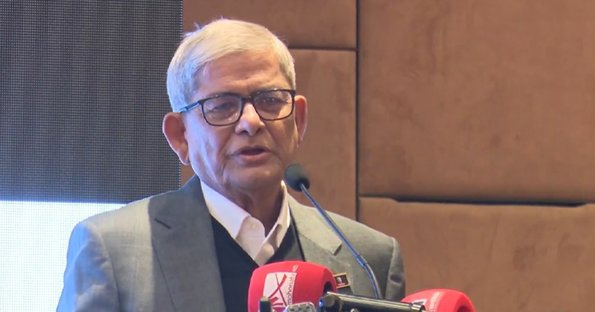 গণতন্ত্র প্রতিষ্ঠায় বেগম খালেদা জিয়ার ভূমিকা অনস্বীকার্য: মির্জা ফখরুল