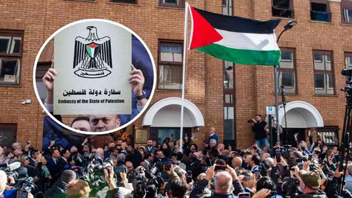 লন্ডনে ফিলিস্তিনের দূতাবাস উদ্বোধন, ‘ঐতিহাসিক’ পদক্ষেপ বললেন ফিলিস্তিনি রাষ্ট্রদূত