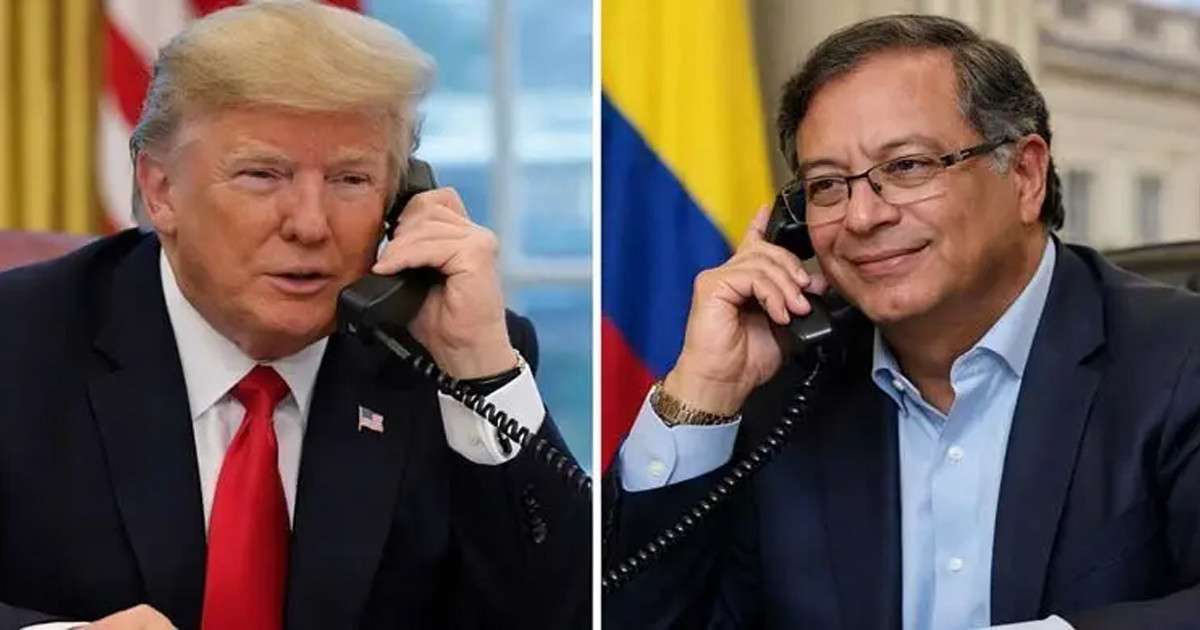 কলম্বিয়ার প্রেসিডেন্টের সঙ্গে ট্রাম্পের ফোনালাপ