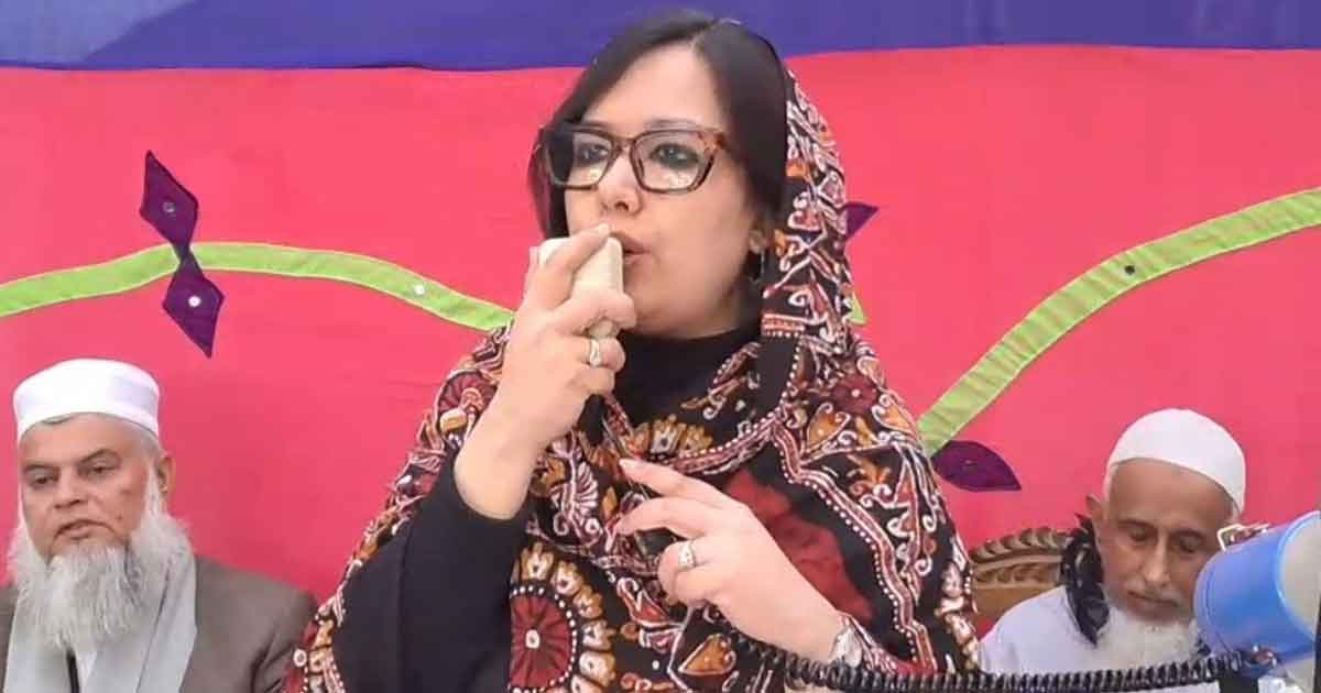 ব্রাহ্মণবাড়িয়া-২: প্রতিদ্বন্দ্বী প্রার্থীকে ইংগিত করে ‘রোহিঙ্গা’ বললেন রুমিন ফারহানা